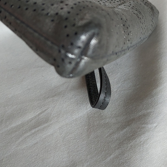 Coach Silver Leather Wristlet, EUC - Picture 7 of 9